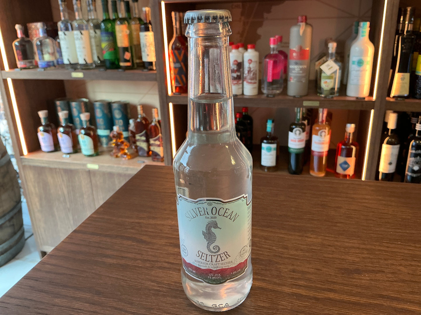 Silver Ocean Seltzer, Guava 25cl