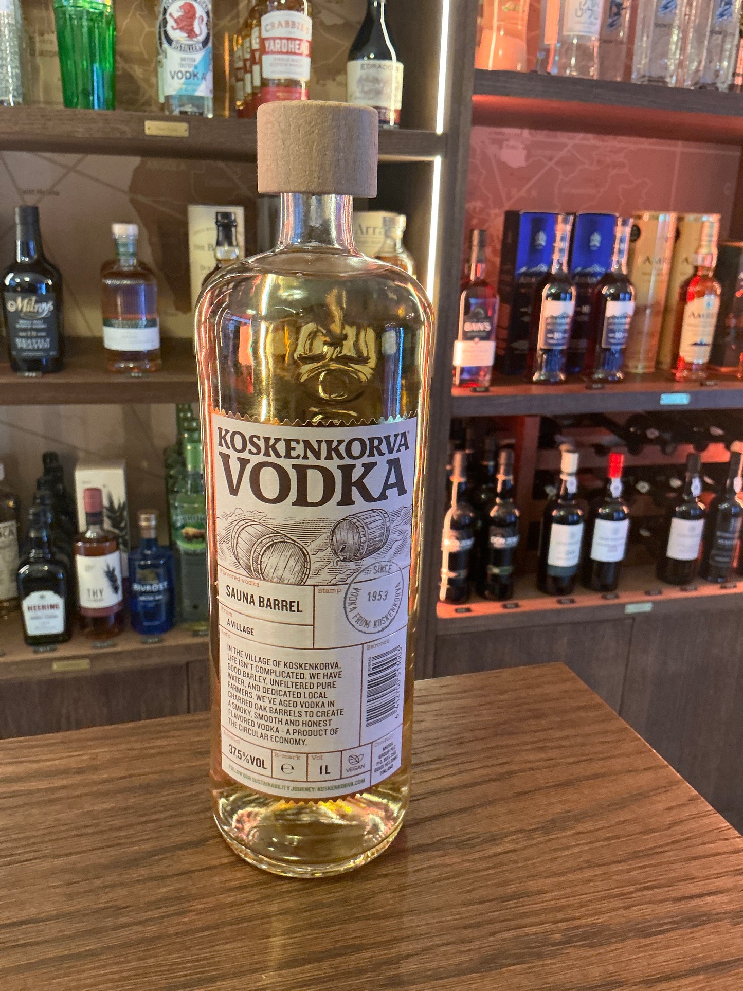 Vodka Koskenkorva Sauna Barrel