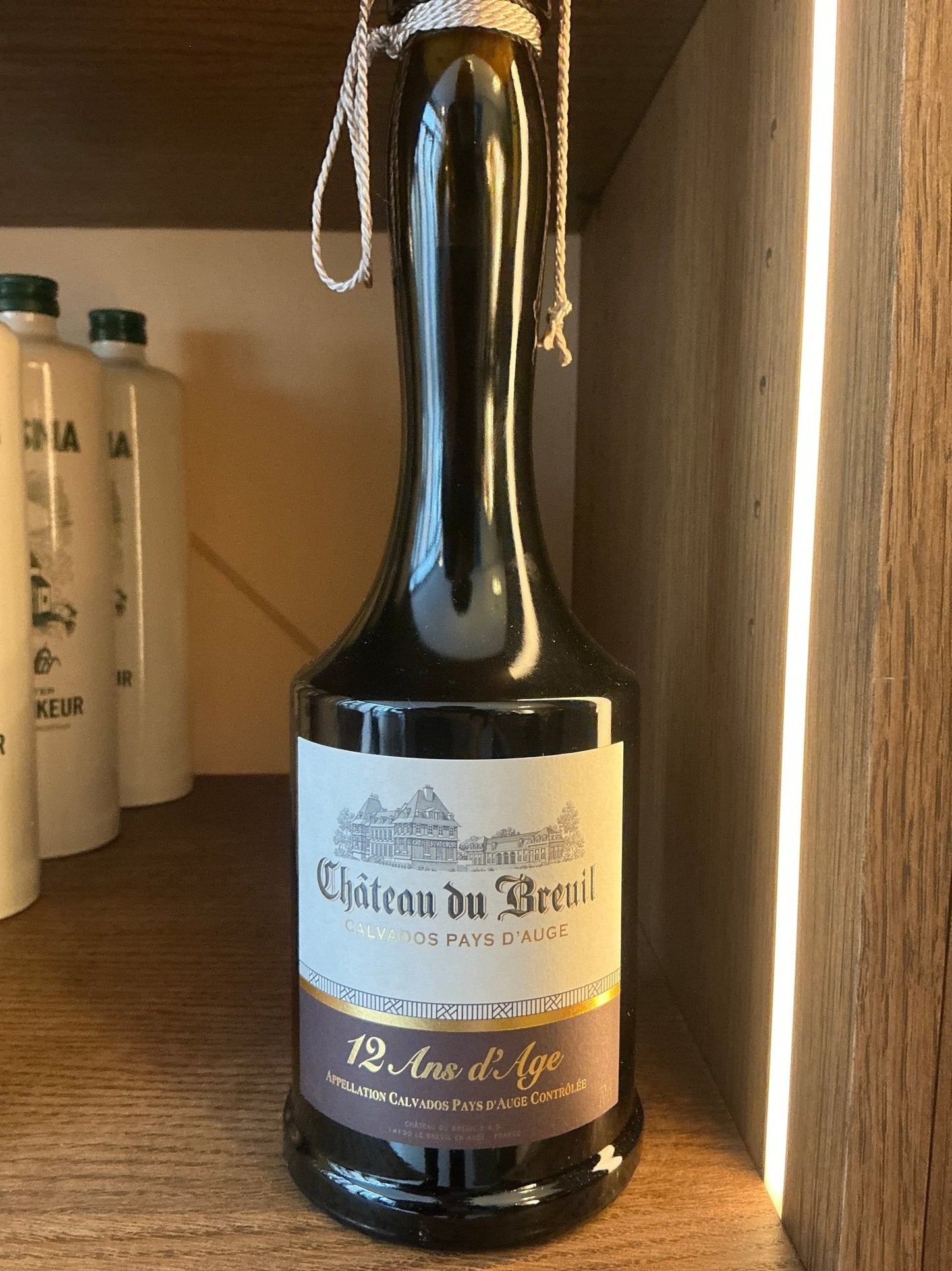 Château du Breuil Calvados Pays d'Auge 12 Ans – aged Norman apple brandy bottle, Normandy France