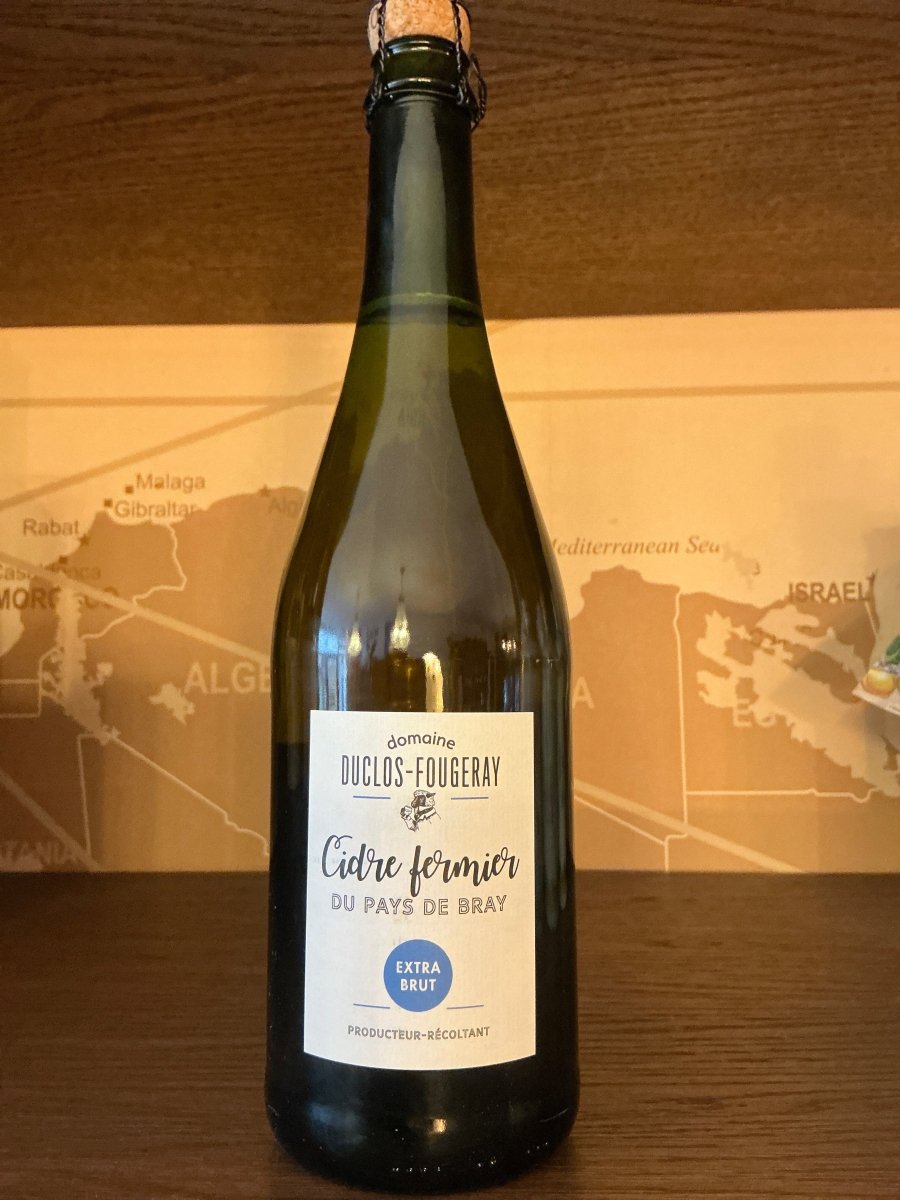 Duclos-Fougeray Cidre Fermier Extra Brut Normandy cider bottle