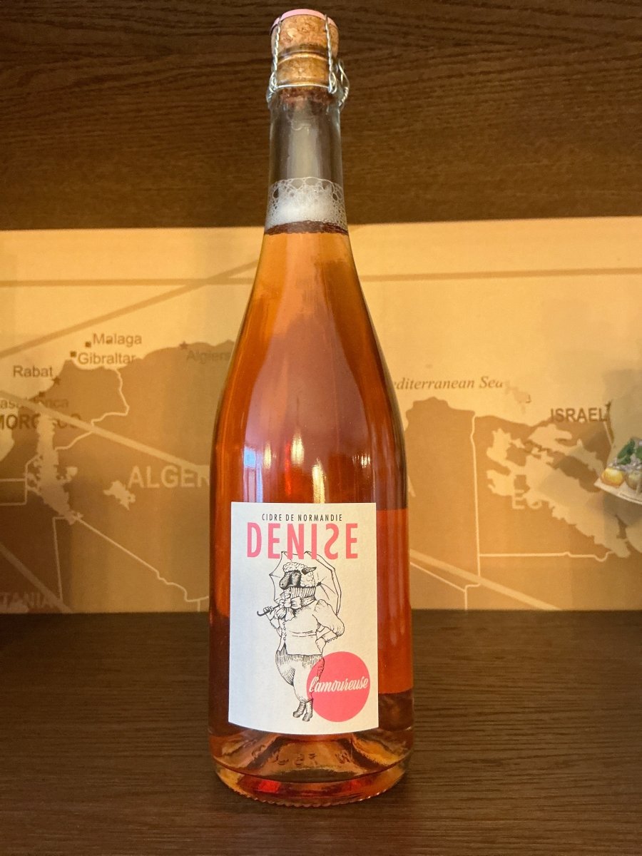 Duclos-Fougeray Denise L’Amoureuse rosé cider bottle, 4.5% ABV