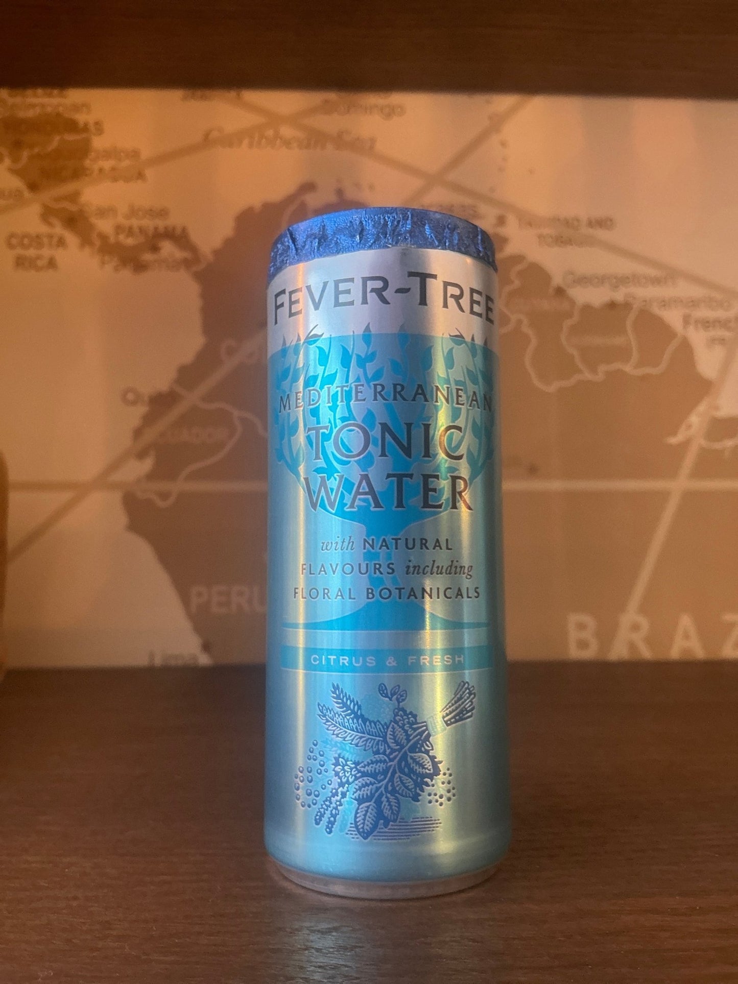 Fever-Tree Mediterranean Tonic Water bottle – delicate floral tonic with Mediterranean botanicals and Congo quinine, perfect for gin and tonic