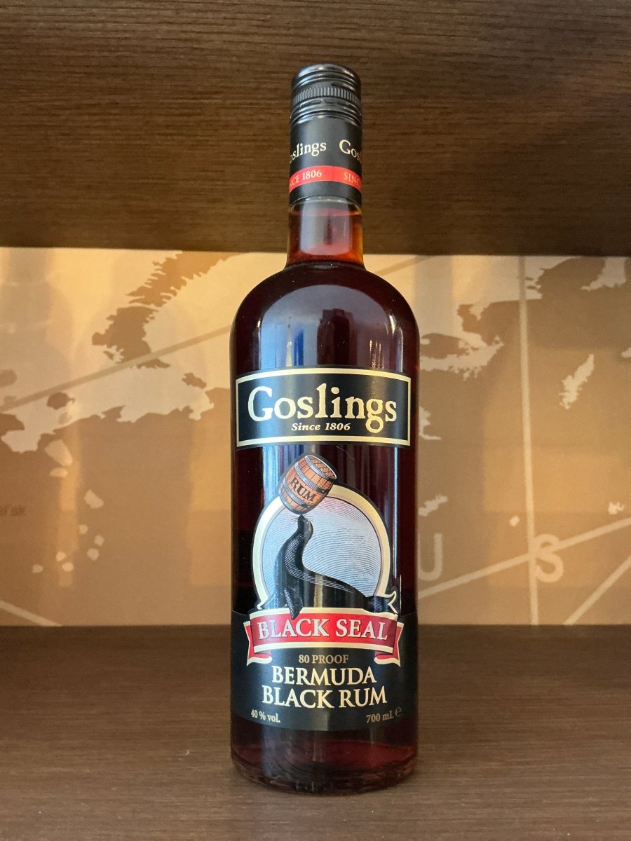 oslings Black Seal 80 Proof Bermuda Black Rum 700ml bottle, 40% vol, since 1806