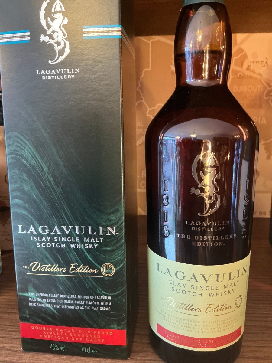 Lagavulin Distillers Edition Double Matured Islay Single Malt Scotch Whisky 700ml bottle, 43% vol
