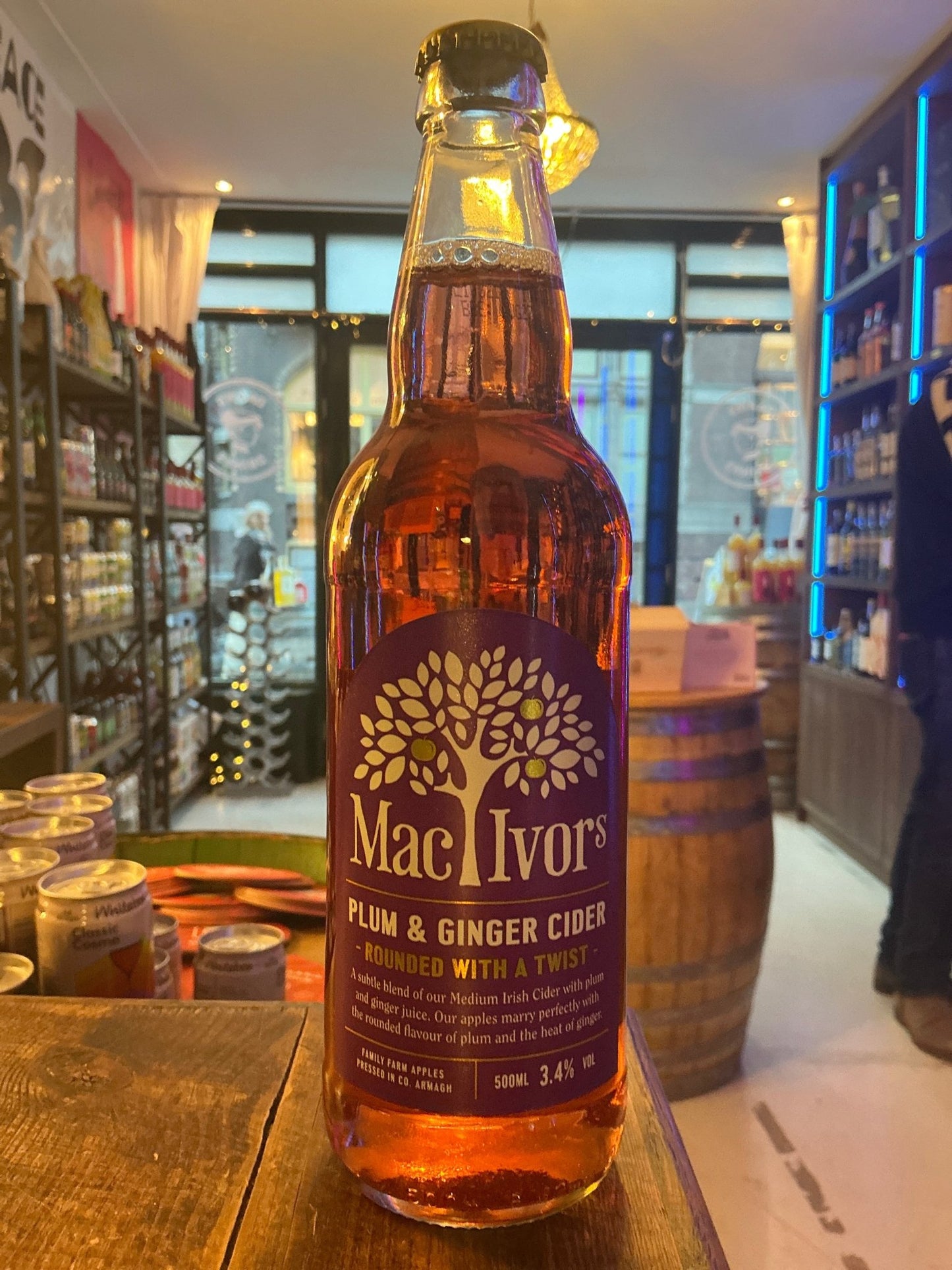 Mac Ivors Cider - Plum & Ginger Irish Cider