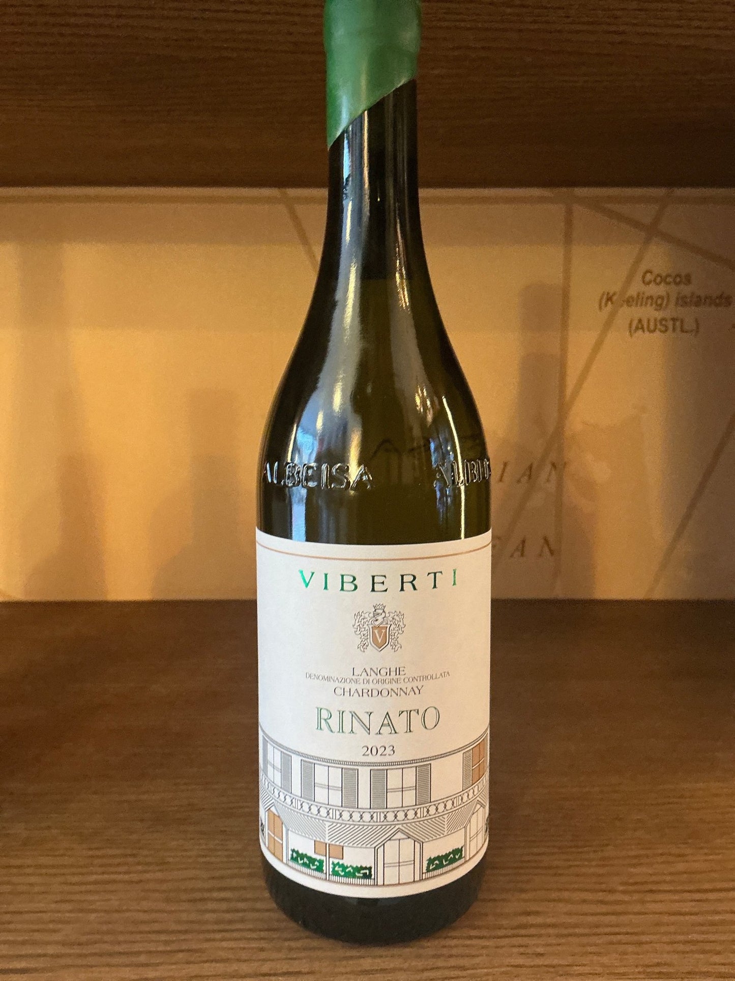 Viberti Giovanni Rinato Chardonnay — Langhe DOC white wine, Piedmont, Italy, 750ml bottle