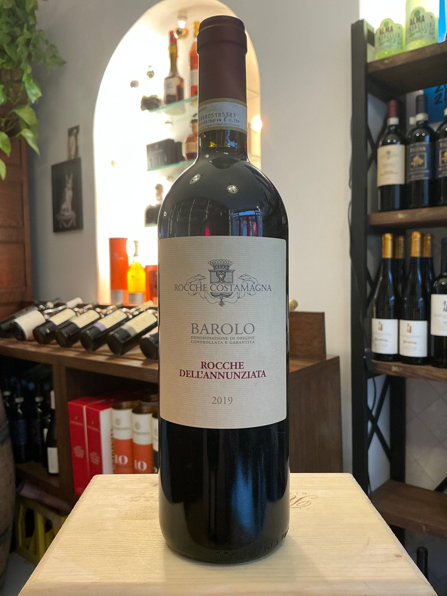 Rocche Costamagna Barolo del Annunziata premium Italian red wine bottle with classic label, aged and artisan crafted.