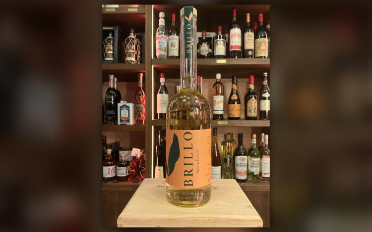 Bottle of Brillo Meloncello, from the fruit and flower liqueur range at Daan's Drinks