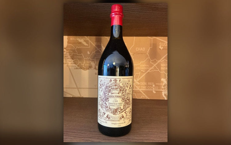 Bottle of Carpano Antica Formula vermouth at Daan's Drinks