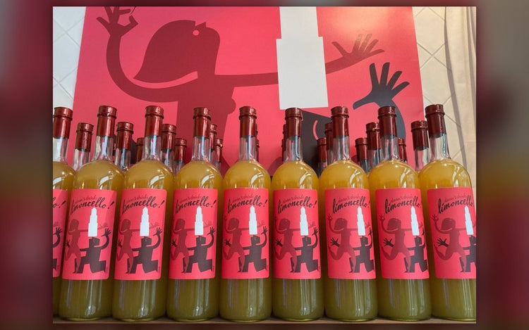 Bottle of Daan's Drinks Limoncello, from the citrus liqueur range