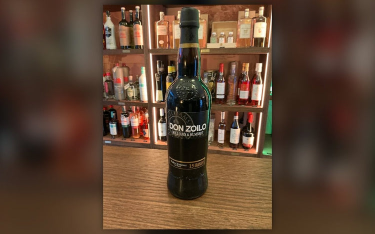 Bottle of Don Zoilo Pedro Ximénez sherry at Daan's Drinks