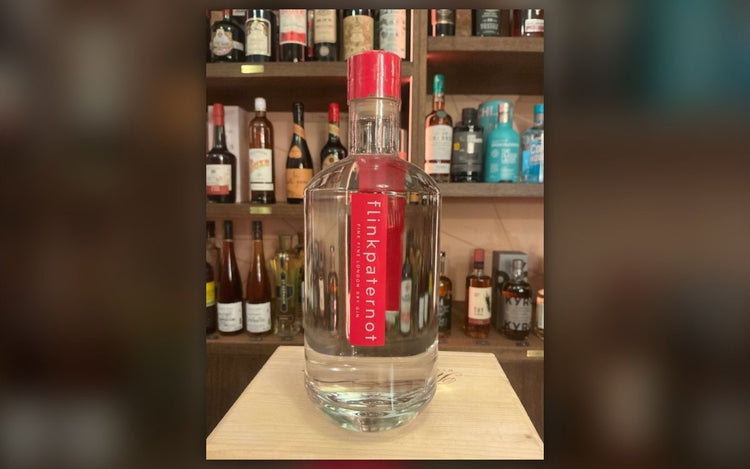 Bottle of Flink & Paternot Dutch gin, from the Dutch craft gin range at Daan's Drinks