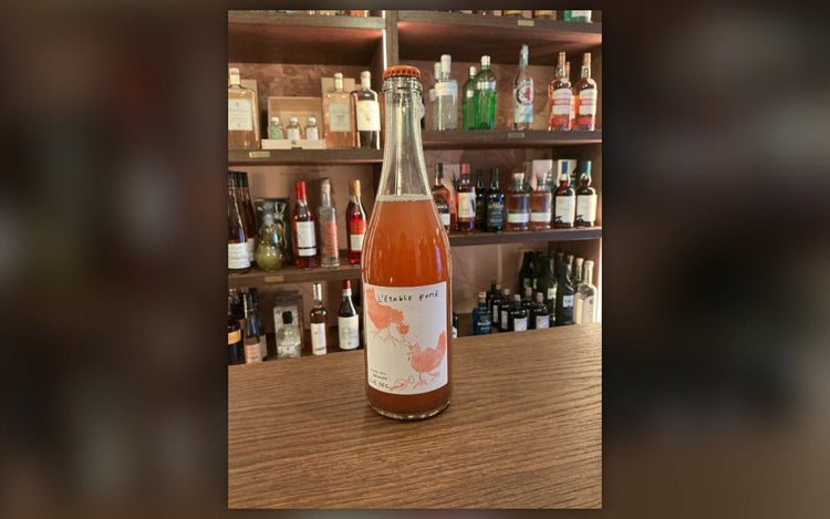Bottle of L'Etable Fumé Cul Sec alcohol-free cider at Daan's Drinks