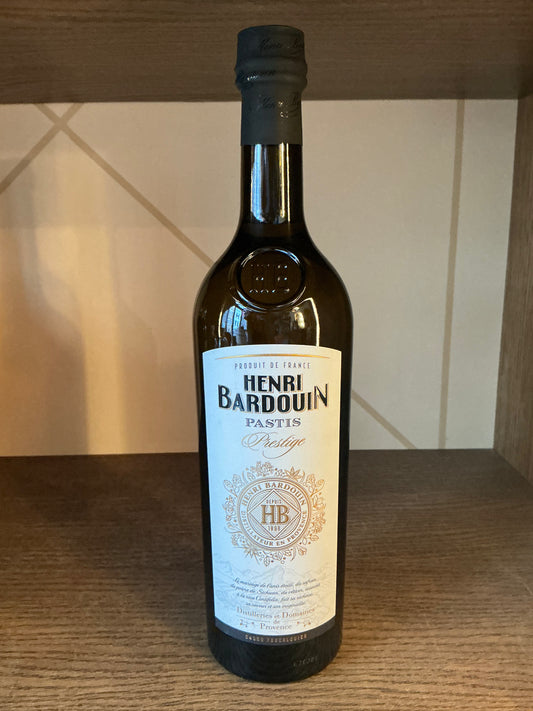 Henri Bardouin Pastis Prestige – premium Provençal pastis bottle from Distilleries de Provence, Forcalquier France