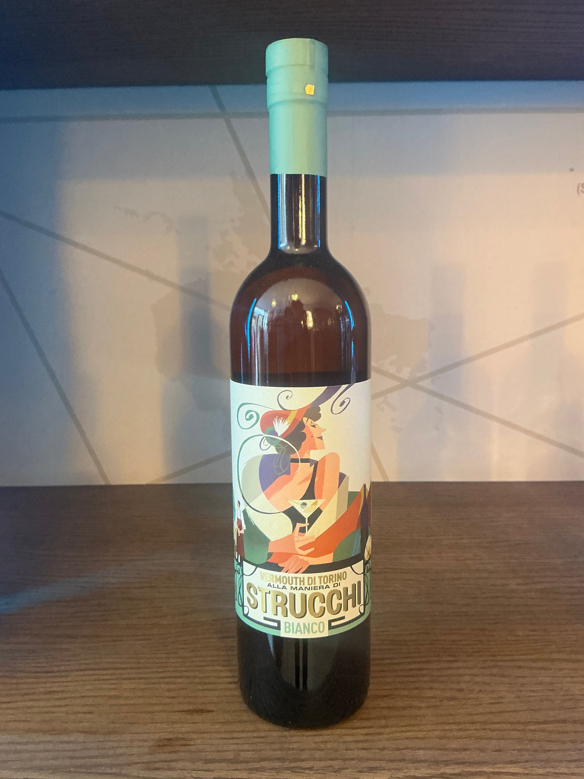 Strucchi Vermouth Bianco — artisanal Italian white vermouth bottle, 750ml