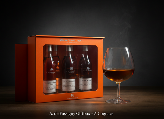 Cognac Giftbox - 5 Cognacs - A. de Fussigny