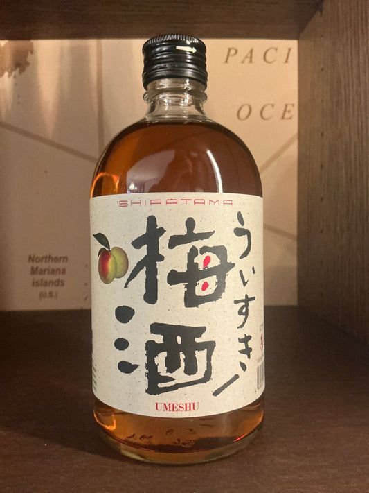 Akashi Umeshu Plum Whisky Liqueur bottle — Japanese ume plum infused whisky liqueur by White Oak Distillery, 70cl