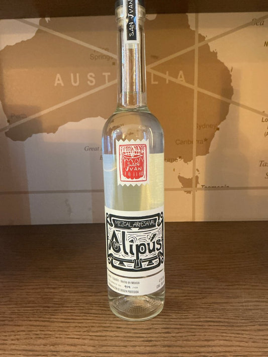Alipus San Juan — artisanal Oaxacan mezcal, 47.5% ABV