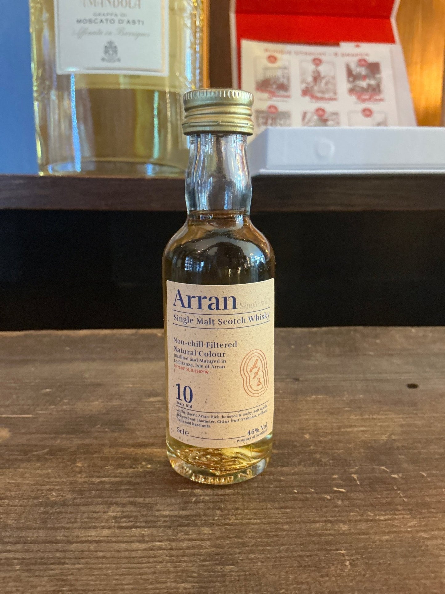 Arran 10 Year Old Single Malt Scotch Whisky 5cl miniature bottle