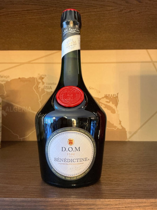 Bénédictine D.O.M herbal liqueur bottle, 70 cl, 40% ABV