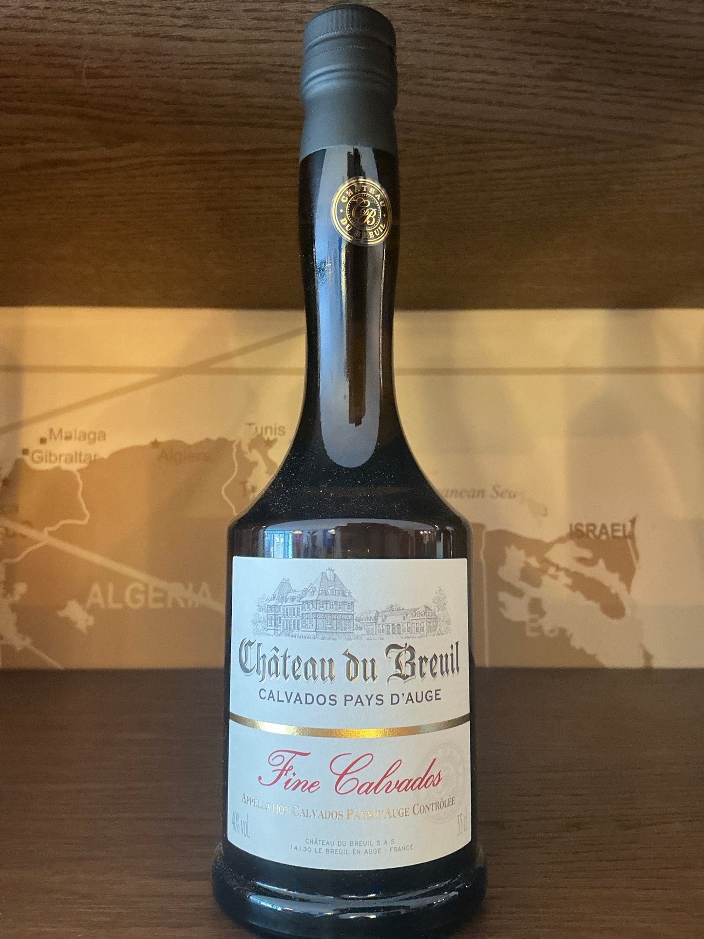 Château du Breuil Fine Calvados 35cl bottle – 40% Normandy apple brandy, World Calvados Awards Best Fine & VS