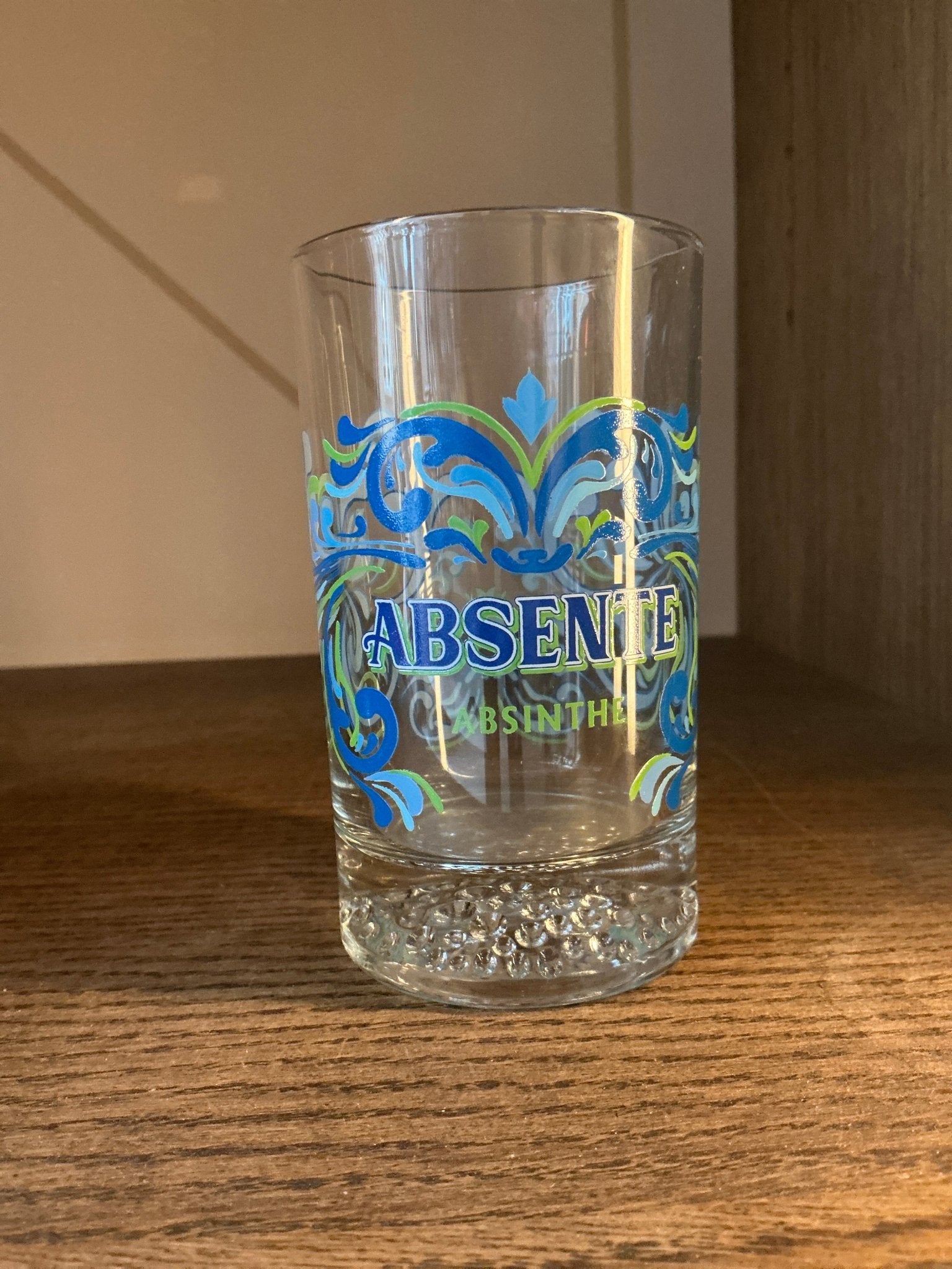 D.D.Provence Absente Glass – branded absinthe shot glass by Distilleries et Domaines de Provence
