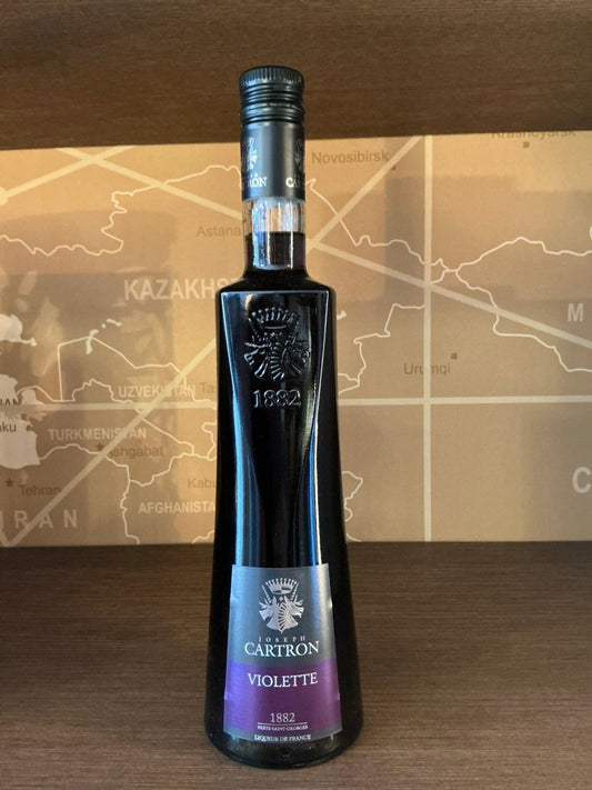 Joseph Cartron Violette French Violet Liqueur bottle, 20% ABV