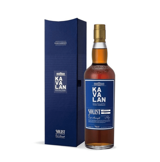 Kavalan Solist Vinho Barrique 70cl bottle — cask strength Taiwanese single malt whisky finished in Portuguese wine barriques by Kavalan Distillery