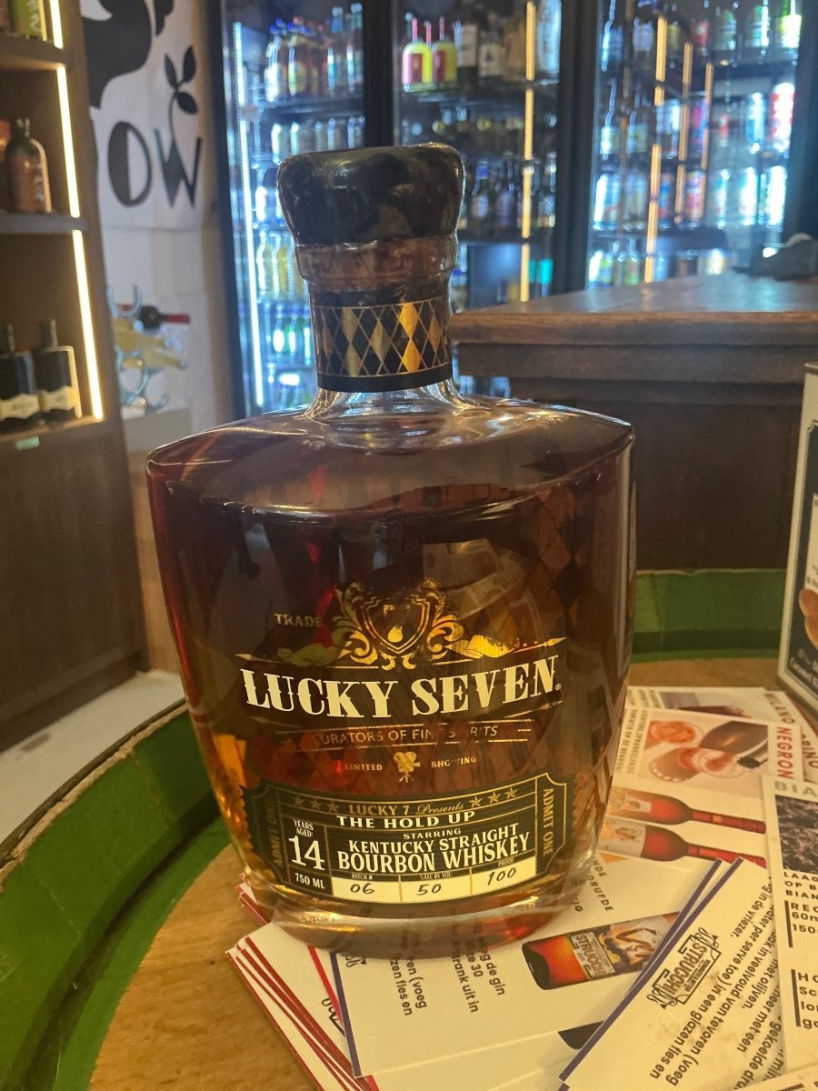 Lucky Seven Spirits 14 Year Old Bourbon The Hold Up Batch 06 — American straight bourbon whiskey, 50% ABV