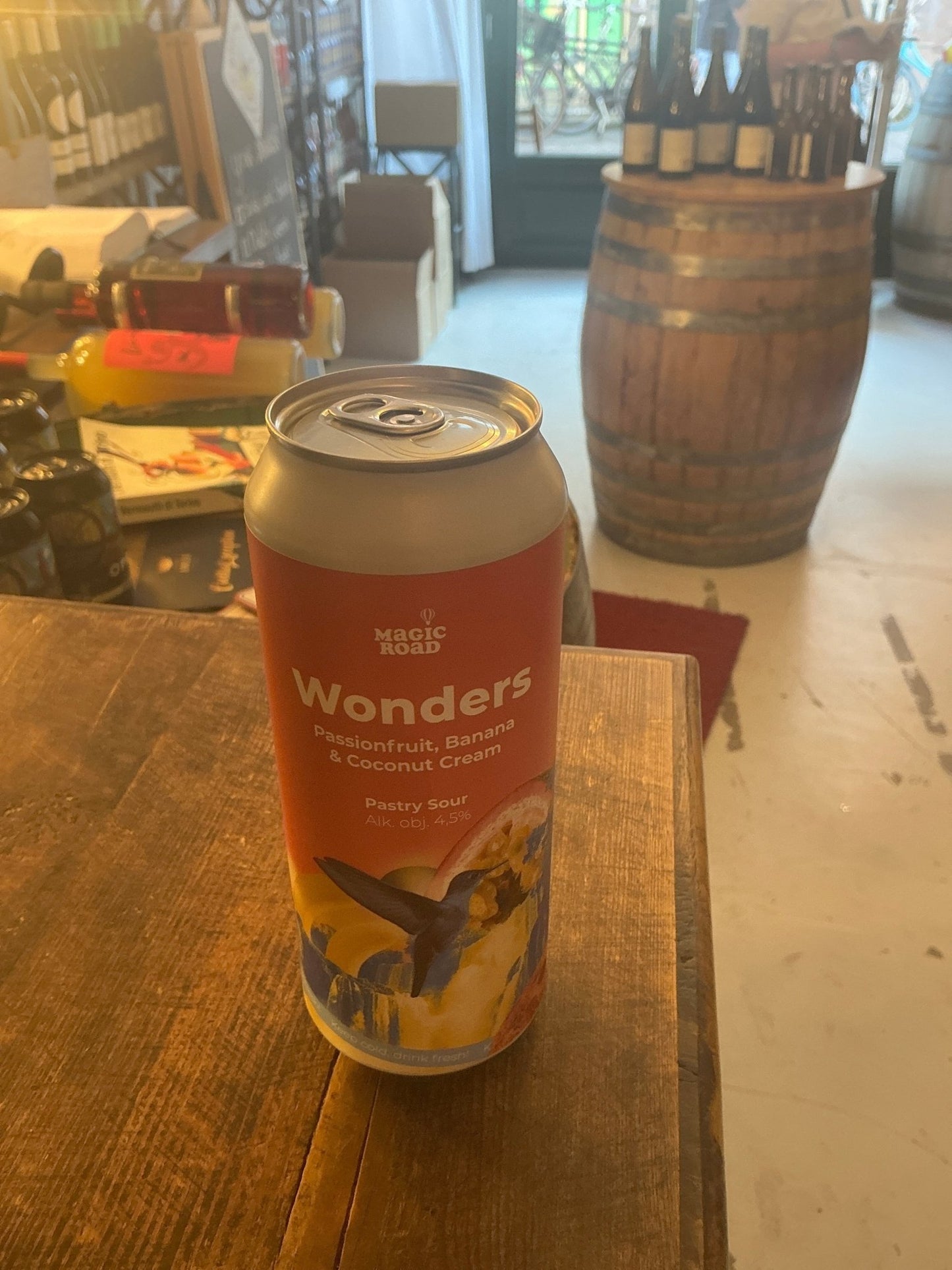 Magic Road Wonders Passionfruit Banana Coconut Milk can – 4.5% Polish pastry smoothie sour