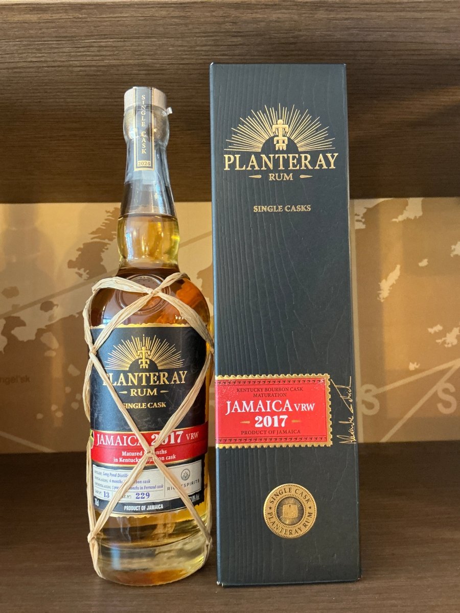 Planteray Jamaica VRW 2017 Single Cask Rum 700ml bottle, aged Jamaican rum