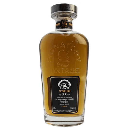 Signatory Clynelish 35 Year 1990 Single Cask #3476 Symington's Choice 70cl bottle — rare Highland single malt Scotch whisky