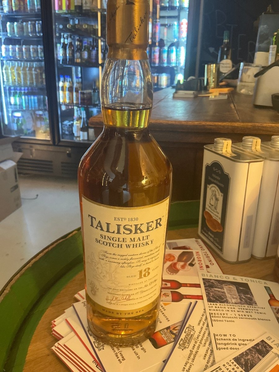 Talisker 18 Year Old Single Malt Scotch Whisky — peated Island whisky from the Isle of Skye, 45.8% ABV