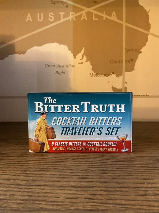 The Bitter Truth Traveling Set — cocktail bitters travel kit, 38.2% ABV