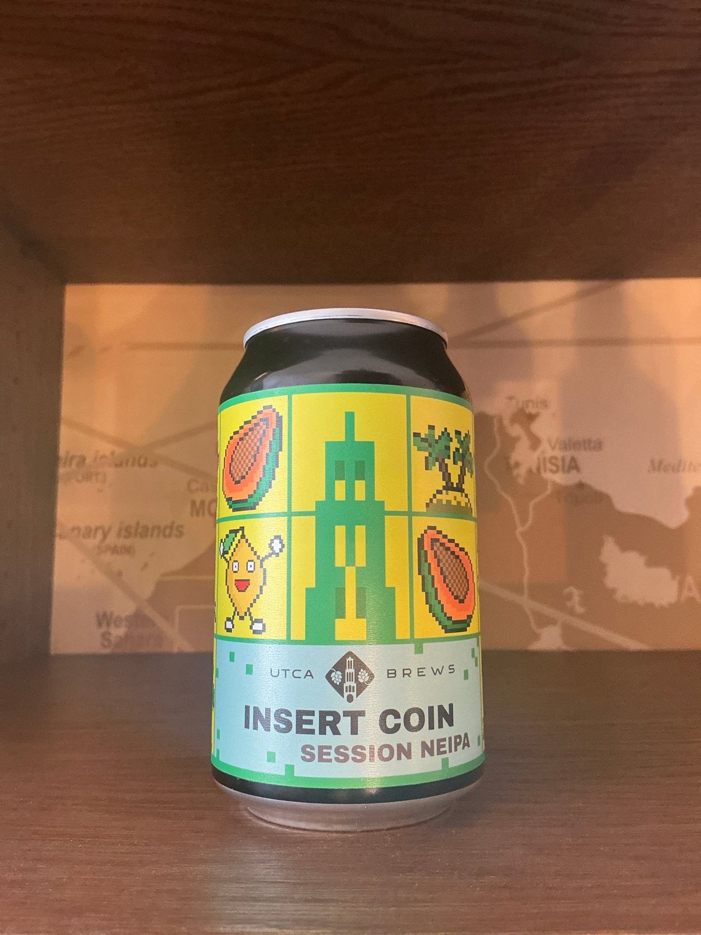 UTCA Brews Insert Coin Session NEIPA can — 3.9% ABV craft beer by UTCA Brews