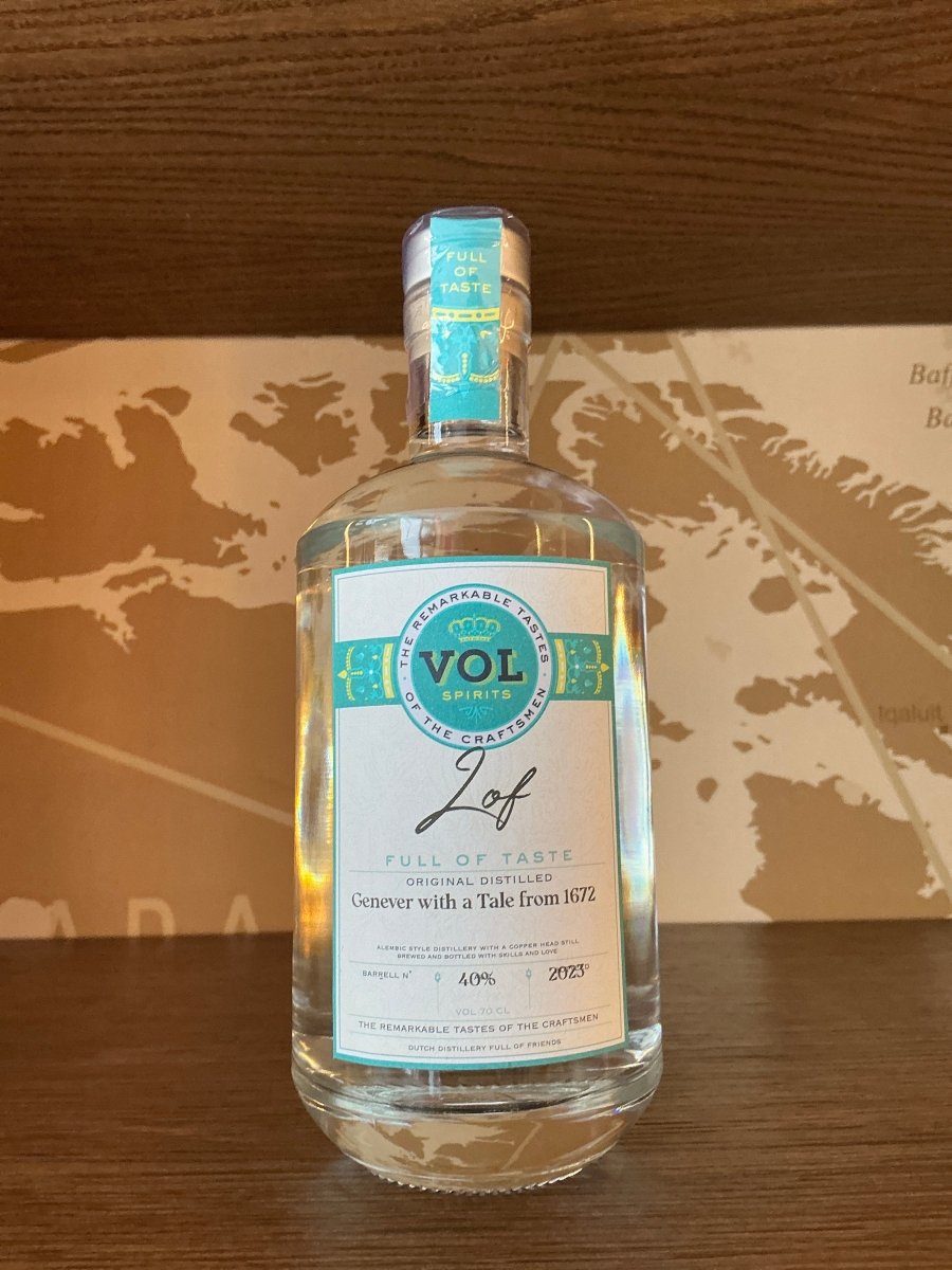 VOL-SPIRITS Lof Genever 700ml bottle, Dutch genever with a tale from 1672, 40% vol, 2023